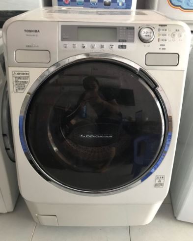 Máy giặt Toshiba TW-E418V(C) nội địa Nhật giặt 9kg sấy khô 6kg