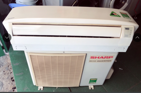 Máy lạnh Sharp 1,5Hp inverter tiết kiệm điện mới 85%