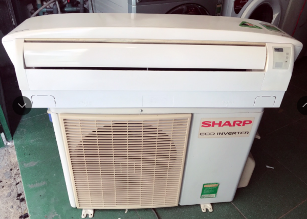 Máy lạnh Sharp 1,5Hp inverter tiết kiệm điện mới 85%