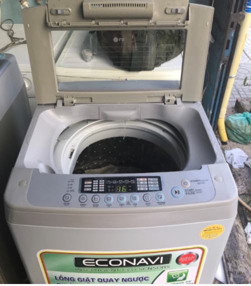 Máy giặt cũ LG 7.6kg lòng inox không rỉ