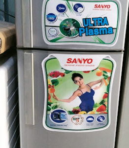 Tủ lạnh cũ Sanyo (186Lít) không đóng tuyết giá rẻ tại TP.hcm